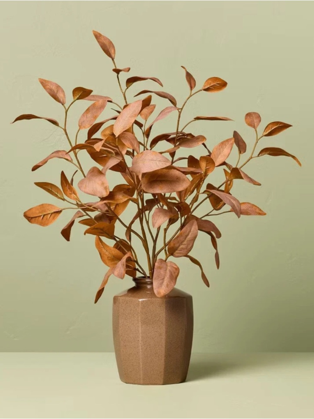 22" Rusted Eucalyptus Artificial Fall Arrangement - Hearth & Hand with Magnolia